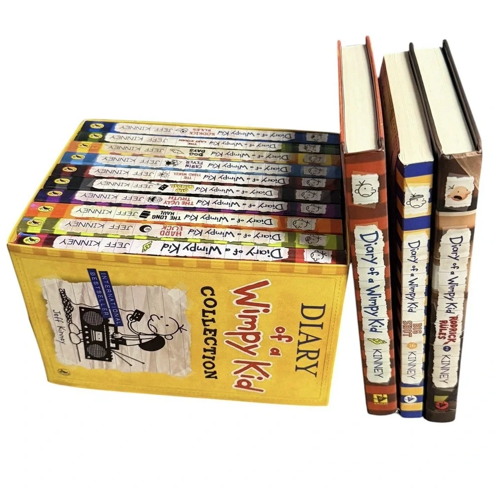 Bundle Of 13 Diary of a Wimpy Kid Box Collection Plus 3 Extra Hard/Soft Cover